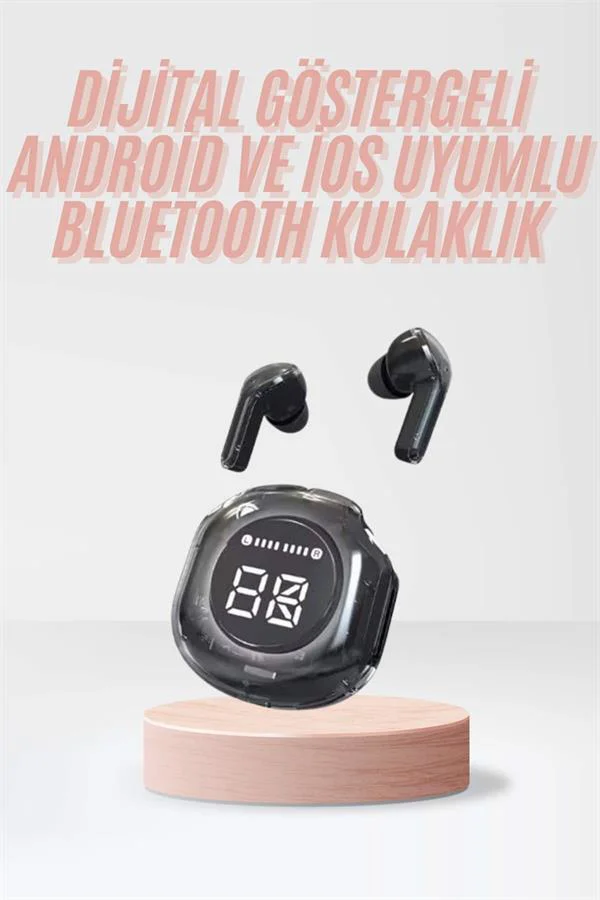 Yeni Nesil Bluetooth Kulaklık Dijital Göstergeli Dokunmatik 5.3 Kablosuz Yeni Nesil Bluetooth Kulaklık Dijital Göstergeli Dokunmatik 5.3 Kablosuz