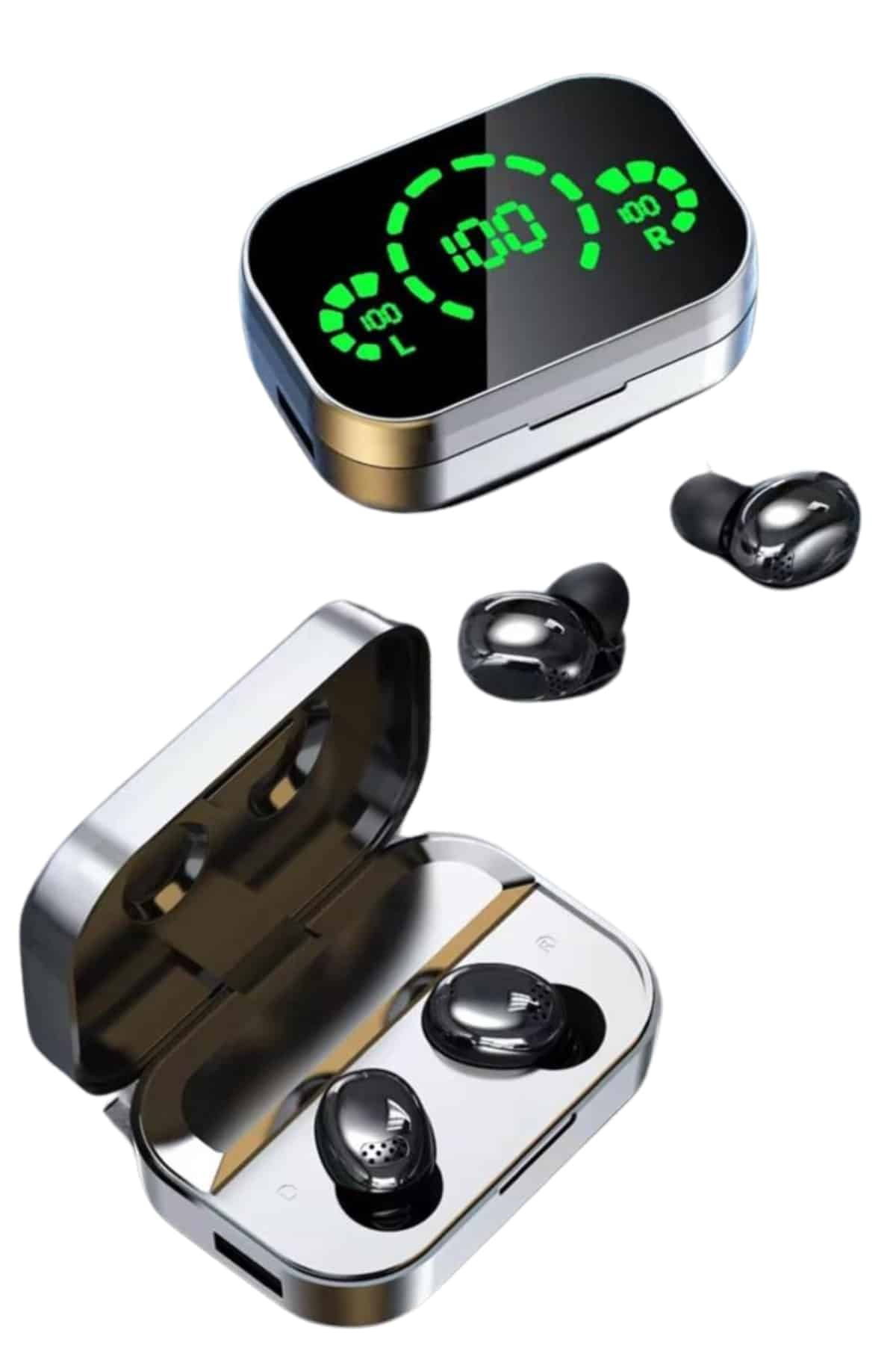 Yeni Nesil Bluetooth Kulaklık Çağrı Cevaplayabilen Dijital Göster