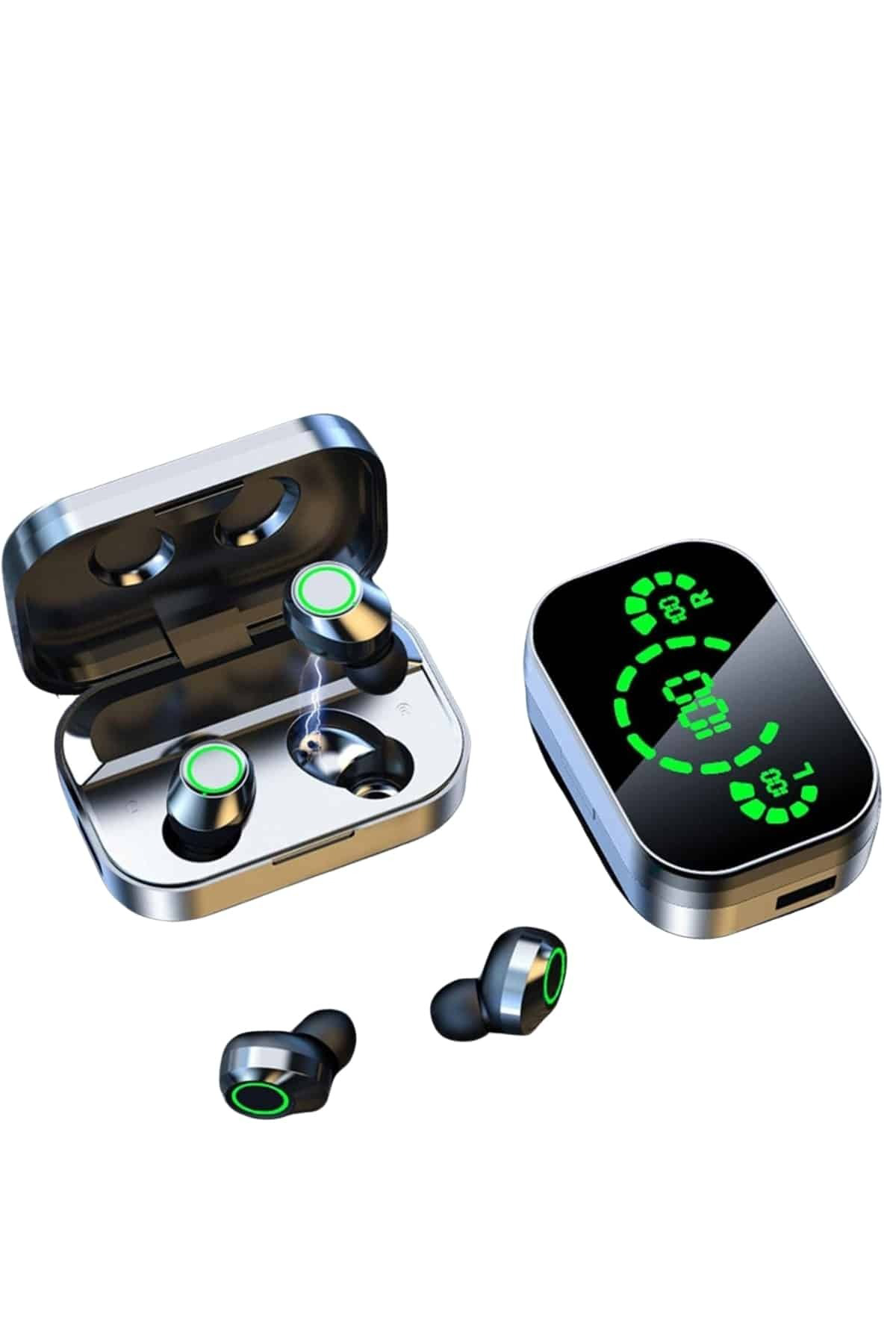 Yeni Nesil Bluetooth Kulaklık Çağrı Cevaplayabilen Dijital Göster