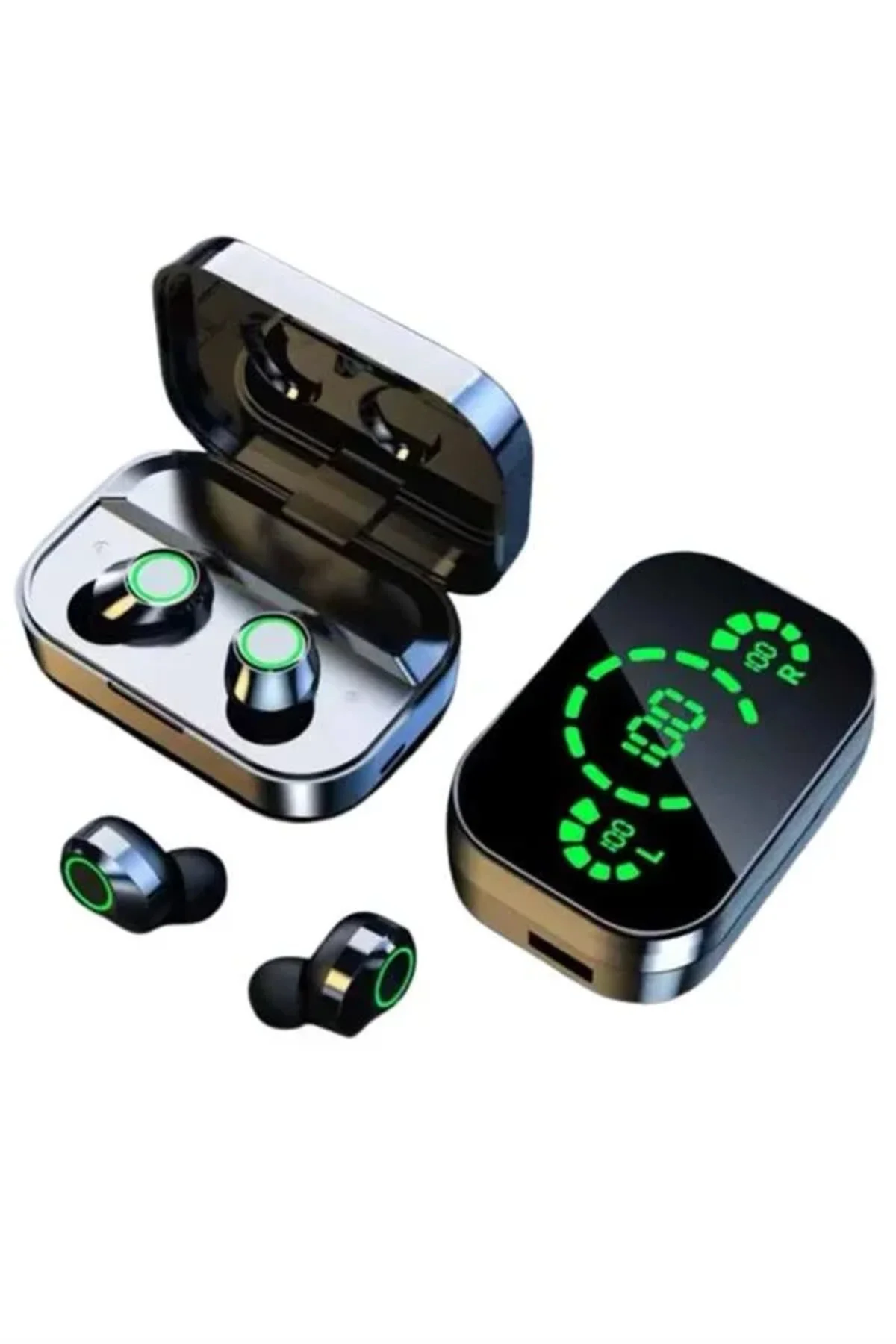 Yeni Nesil Bluetooth Kulaklık Çağrı Cevaplayabilen Dijital Göstergeli Powerbankli Yeni Nesil Bluetooth Kulaklık Çağrı Cevaplayabilen Dijital Göstergeli Powerbankli
