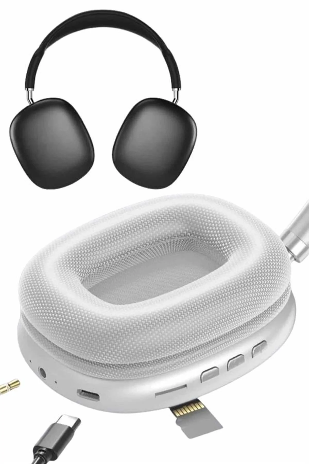 Yeni Nesil Bluetooth Kulaklık Kulak Üstü ANC Özelliği Yüksek Ses 