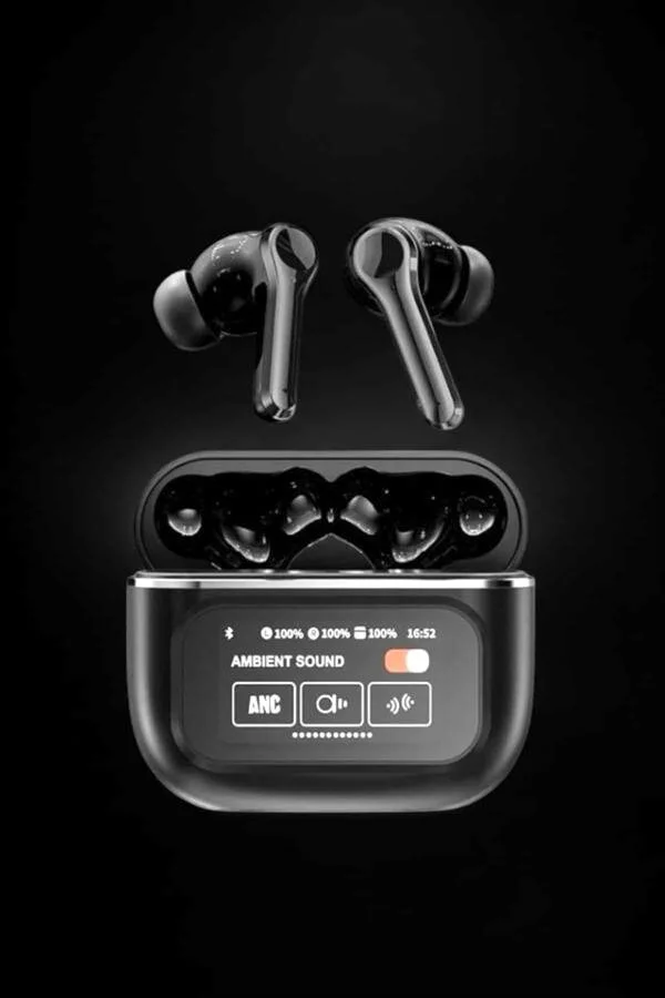 Yeni Nesil Bluetooth Kulaklık - ANC, Dijital Ekran ve Uzun Pil Ömrü