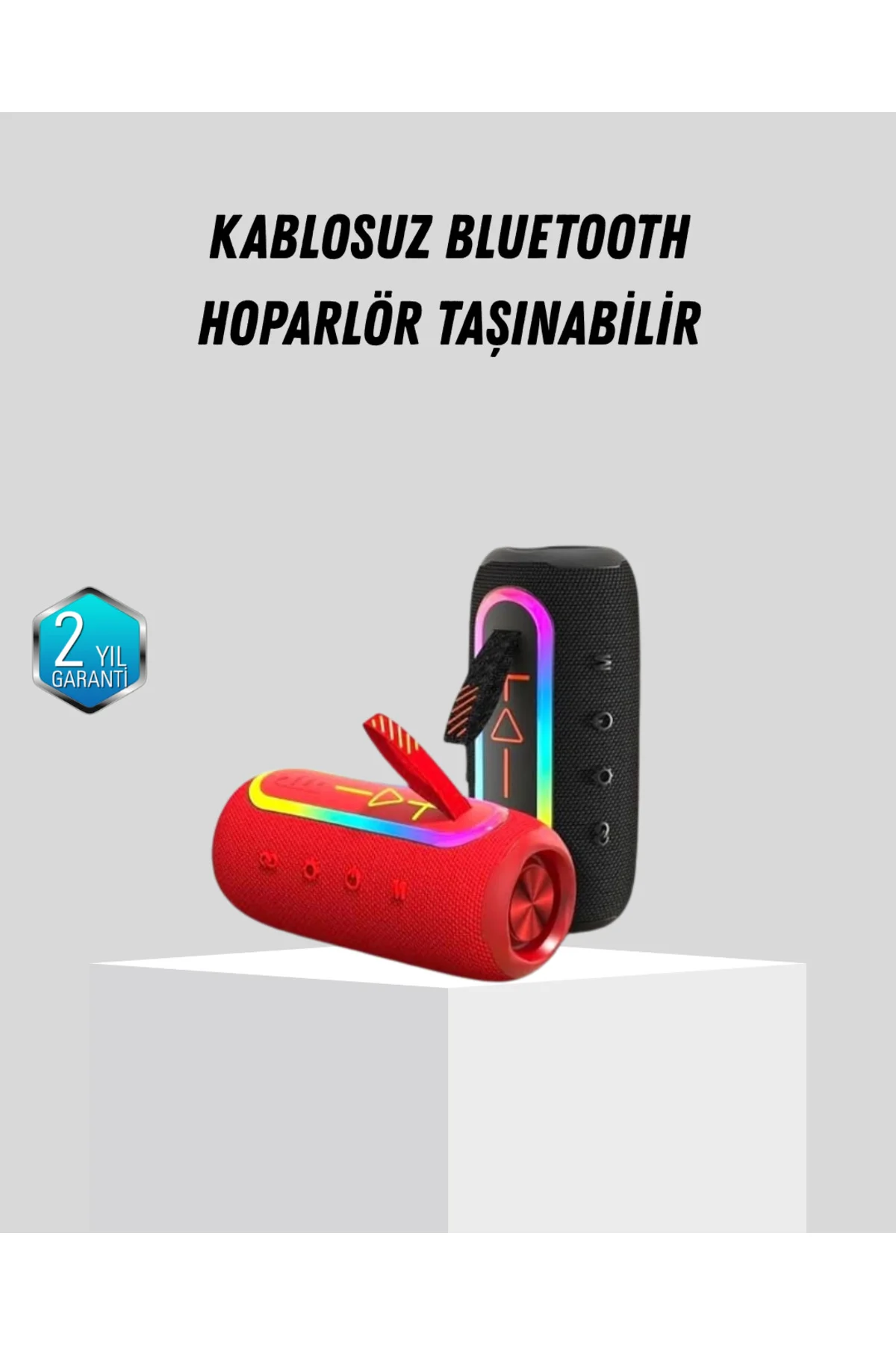 Yeni Nesil Bluetooth 5.1 Hoparlör – Güçlü Ses Hızlı Bağlantı Uzun Pil Ömrü