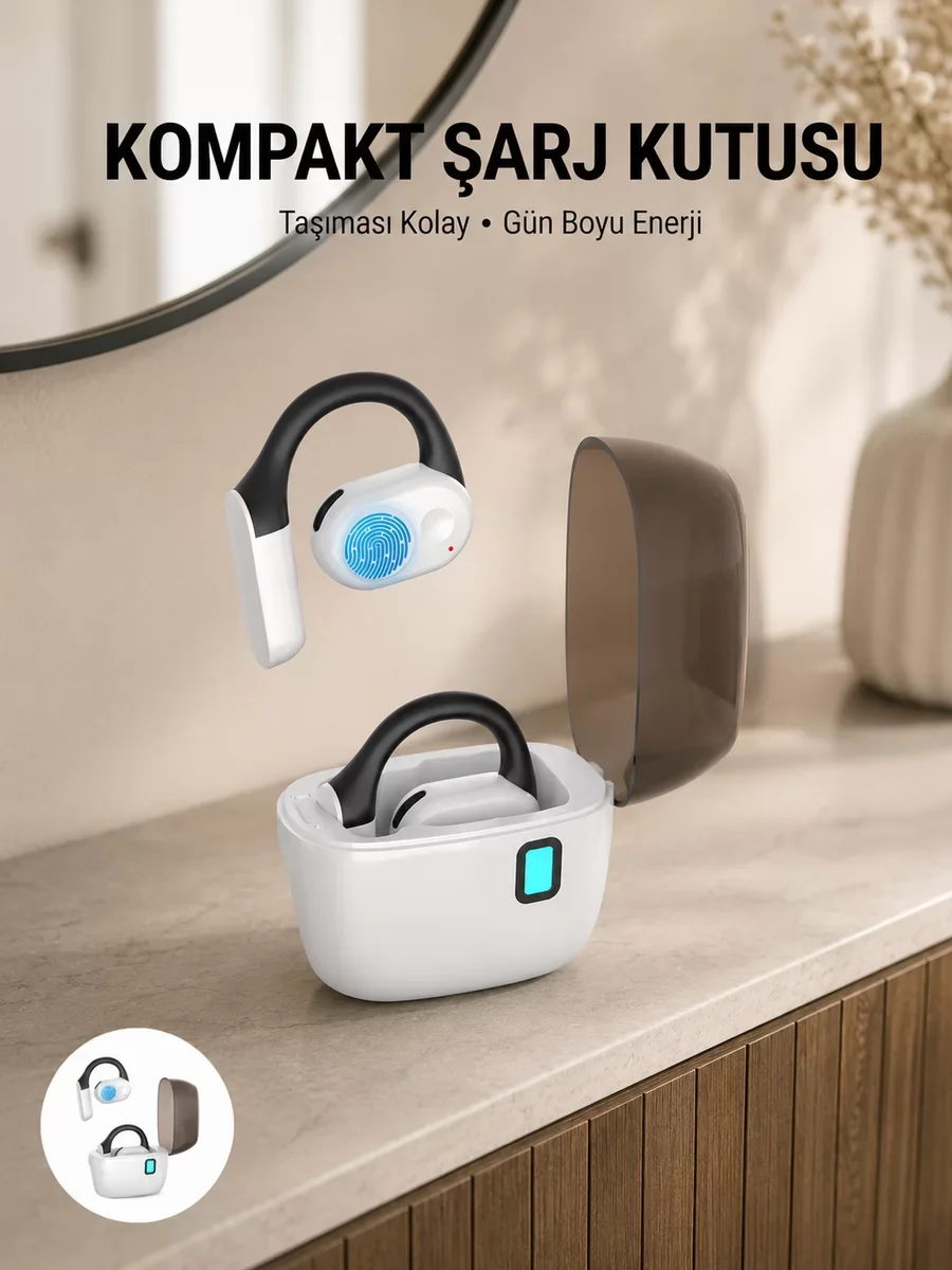 Yeni Nesil Bluetooth 5.0 Kulak İçi Kulaklık: Güçlü Bas, Uzun Pil Ömrü ve Şarj Kutulu Tasarım