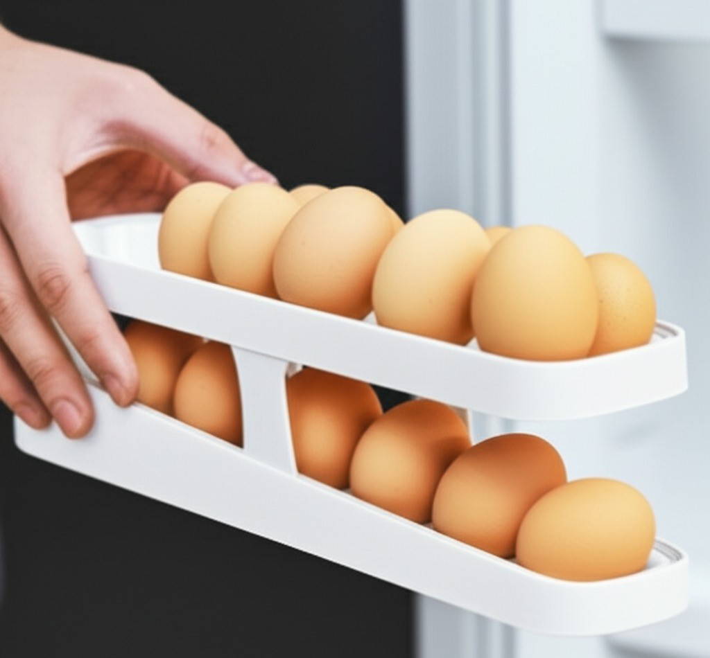 Yeni Nesil Buzdolabı Yumurta Standı 17 Yumurta Kapasite Pratik Sa