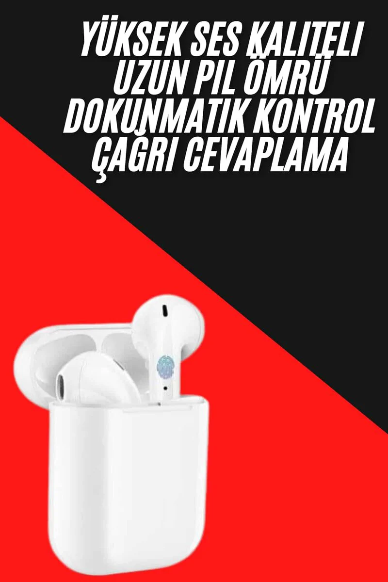 Yeni Nesil Çift Mikrofonlu Dokunmatik Kablosuz Bluetooth Kulaklık - Bluetooth 5.1, Çift Telefon Desteği, Kesintisiz Ses