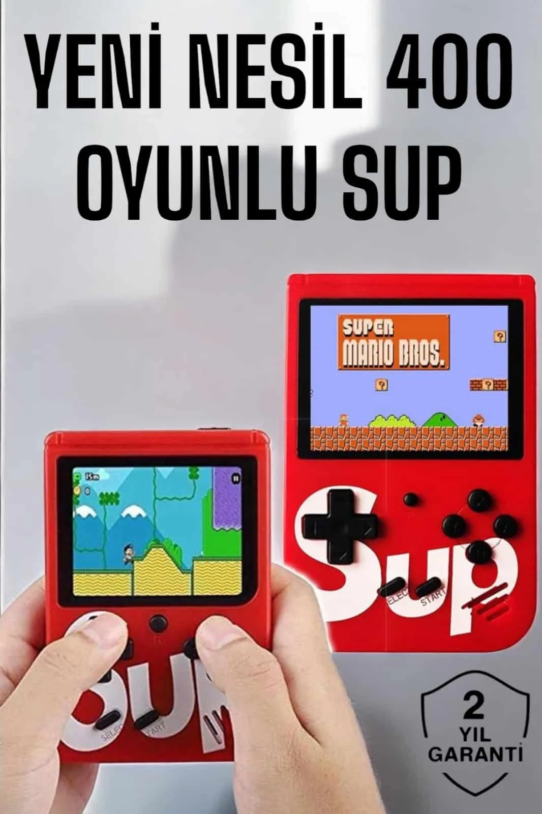 Yeni Nesil Çocuklara Özel SUP 400 Oyunlu Mini El Konsolu Fiyatı, Yorumları ve Özellikleri