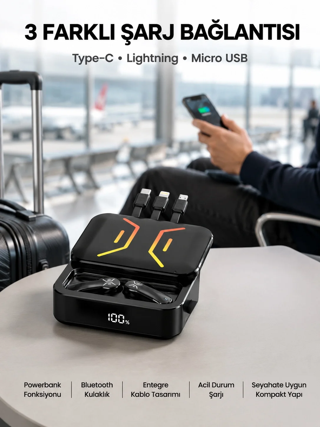 Yeni Nesil Çoklu Bağlantı Kurulabilen Bluetooth Kulaklık Yüksek S