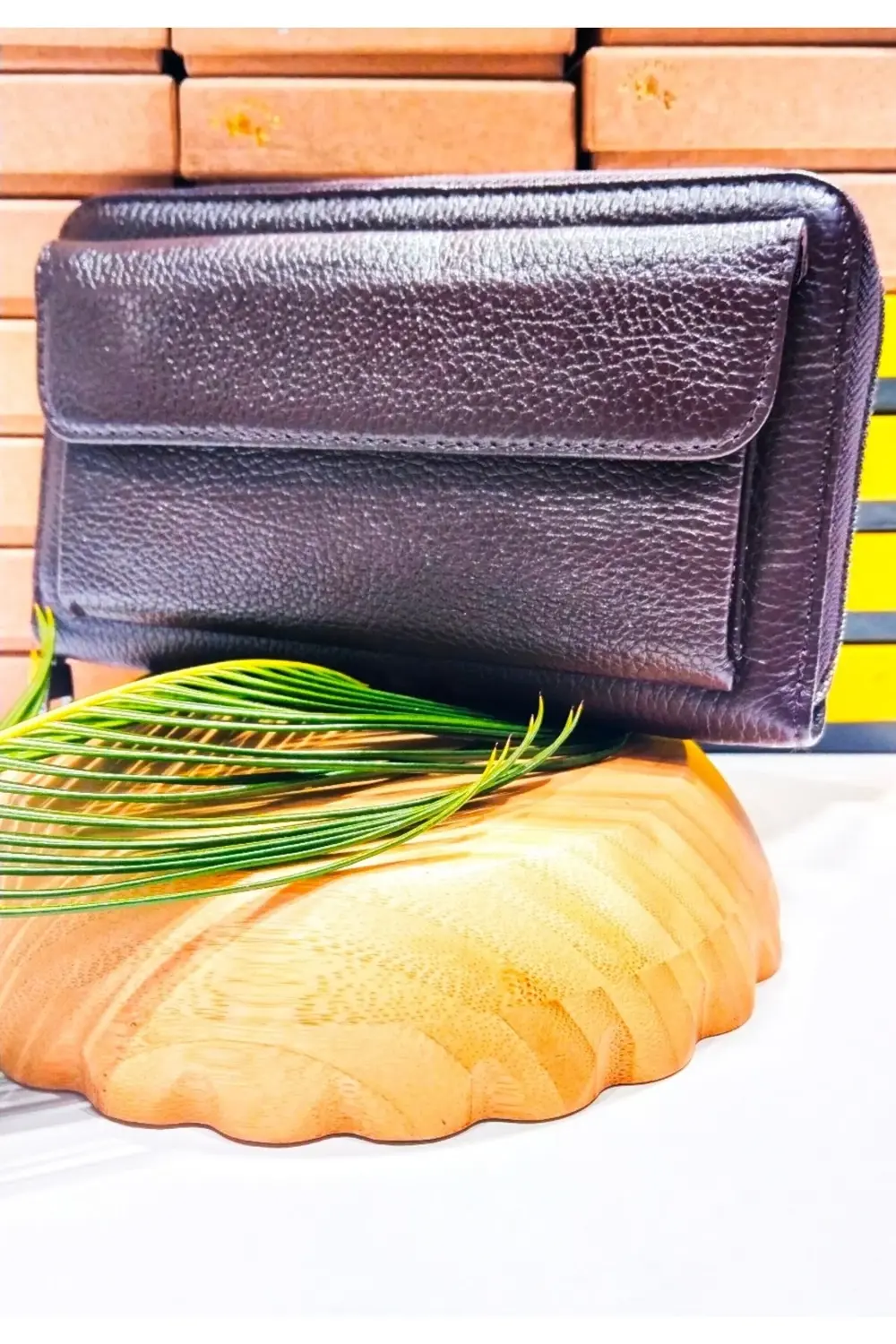 Yeni Nesil Deri Lüks El Cüzdanı