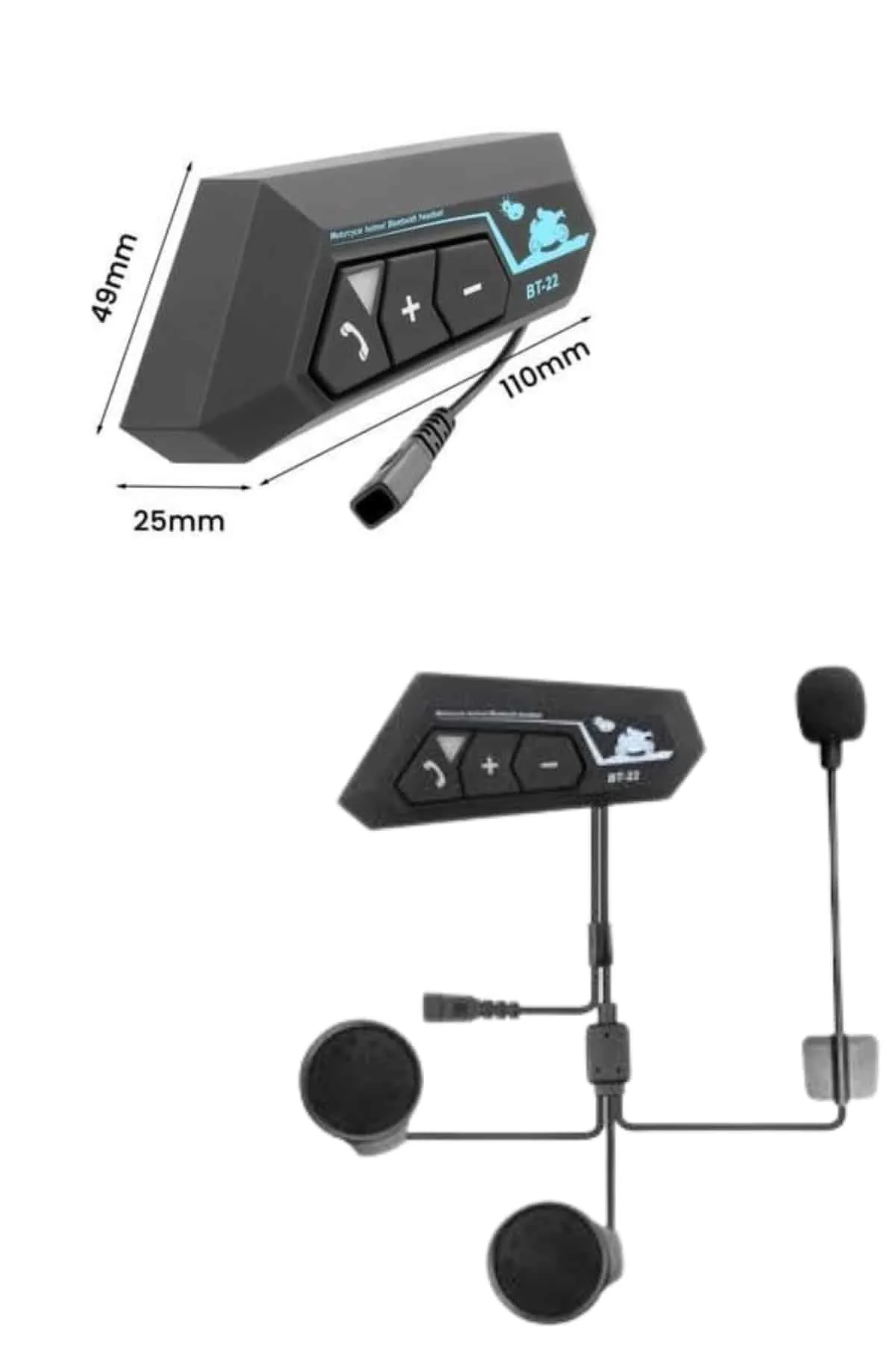 Yeni Nesil Dinleme Ve Konuşma Özellikli Intercom Kask Kulaklığı 5.0 Bluetooth