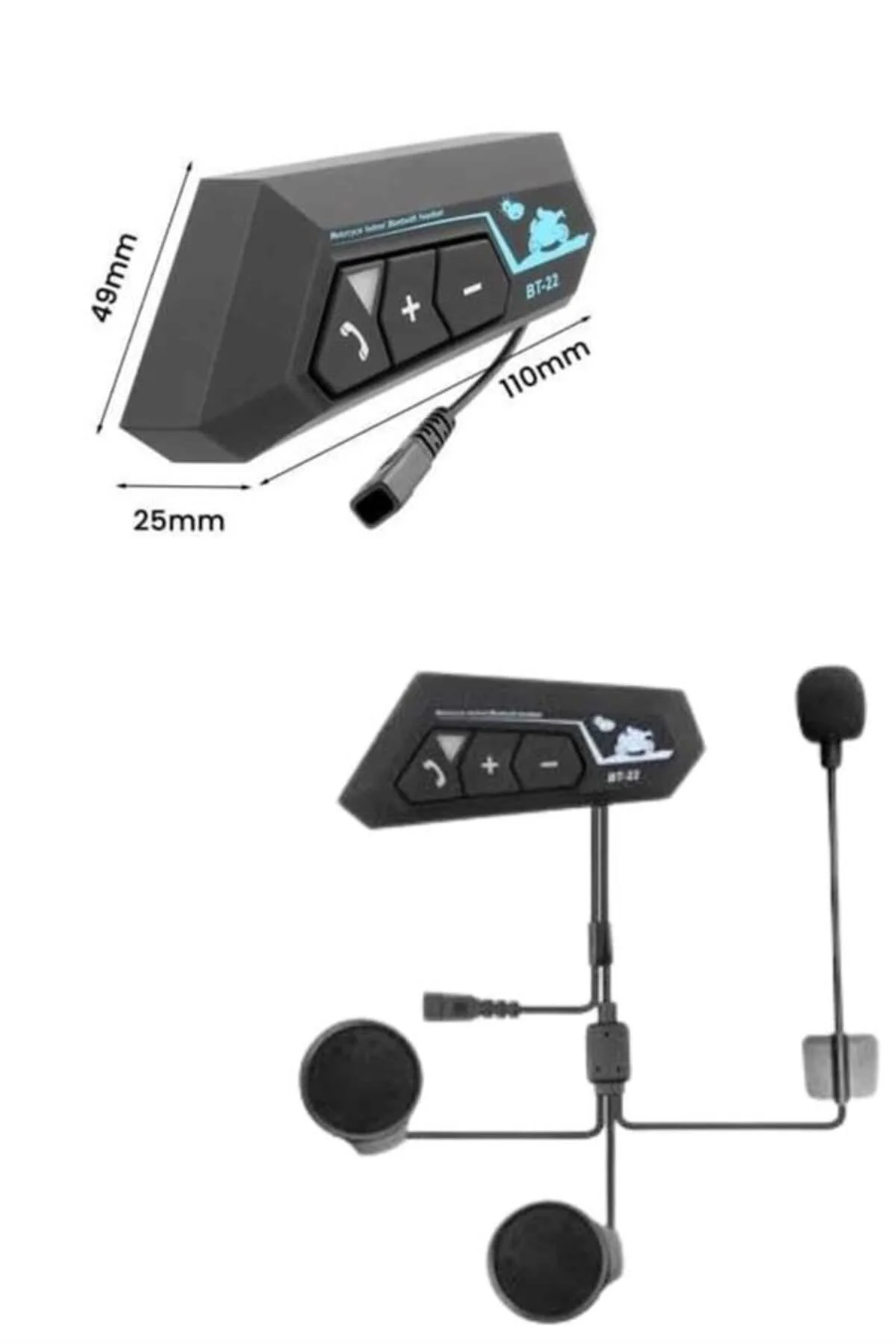 Yeni Nesil Dinleme Ve Konuşma Özellikli Intercom Kask Kulaklığı 5