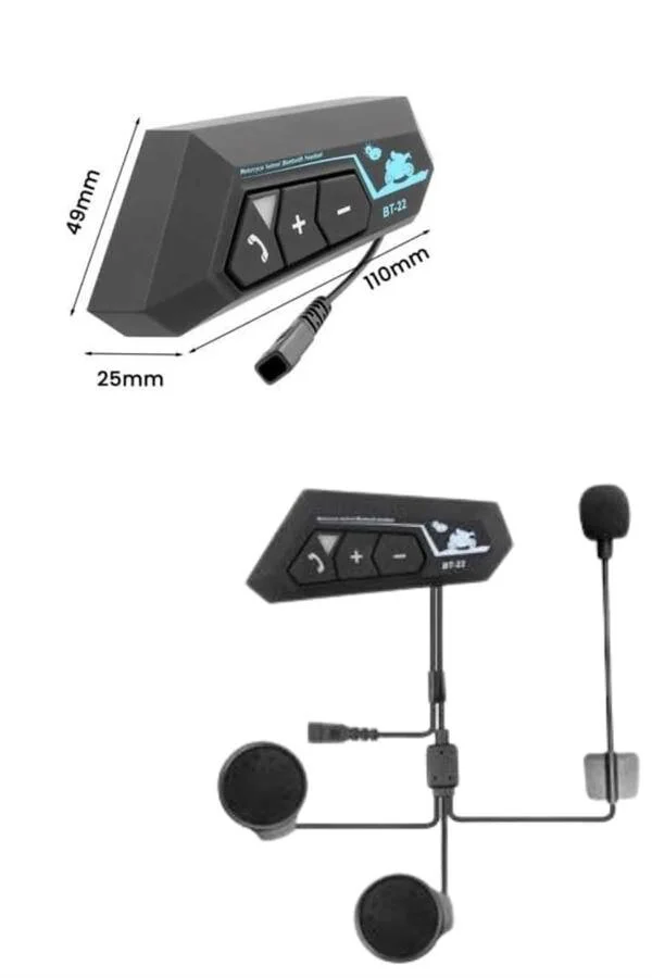 Yeni Nesil Dinleme Ve Konuşma Özellikli Intercom Kask Kulaklığı 5