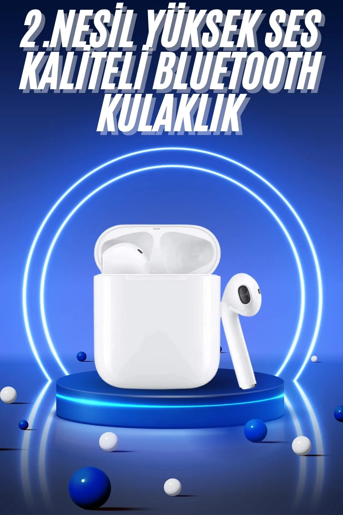 Yeni Nesil Dokunmatik Kontrol Çağrı Cevaplayabilen Kablosuz Bluetooth Kulaklık Yeni Nesil Dokunmatik Kontrol Çağrı Cevaplayabilen Kablosuz Bluetooth Kulaklık