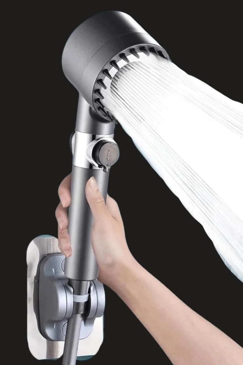 Yeni Nesil Duş Başlığı - Paslanmaz Çelik Masaj Etkili, Su Basınçlı, Ergonomik Tasarım