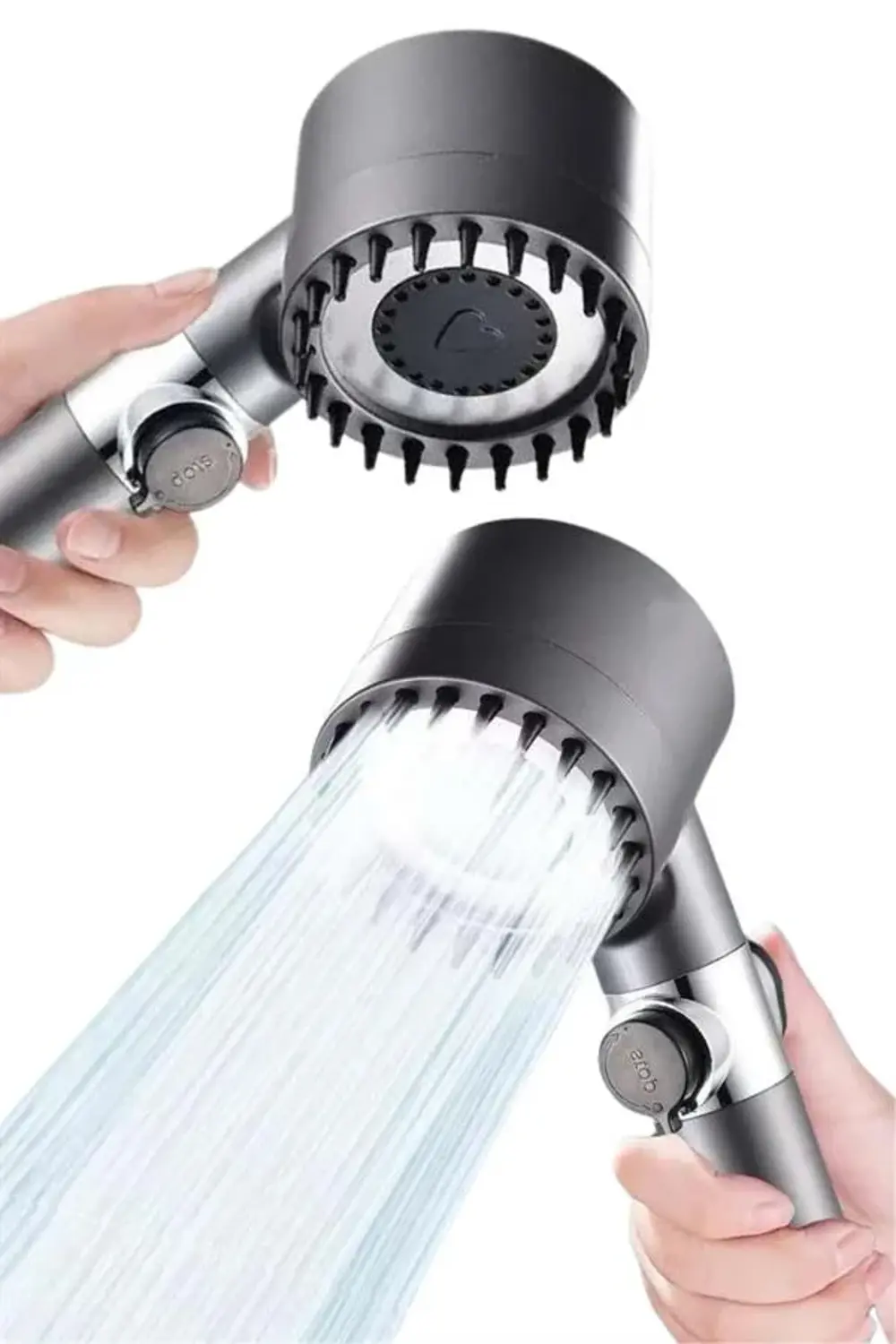 Yeni Nesil Duş Başlığı Paslanmaz Çelik Masaj Etkili Ergonomik Tas