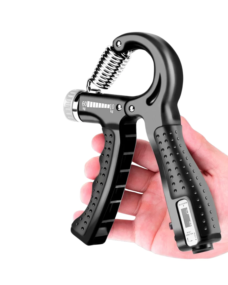 Yeni Nesil El Yayı Sayaçlı Ayarlanabilir Çelik Grip Antrenmanı Aracı