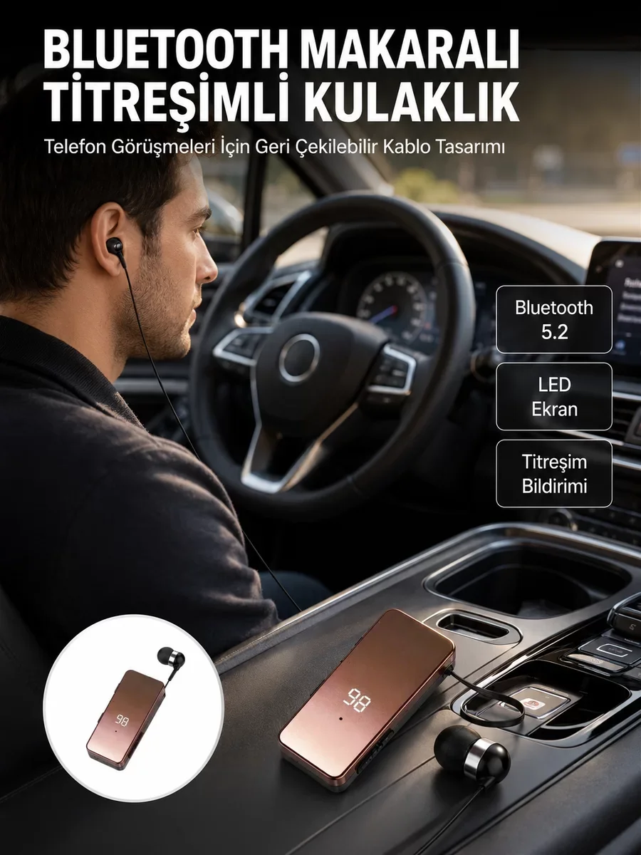 Yeni Nesil Hızlı Şarj Bluetooth Kulaklık – Type-C ve 10 Dakikada %50 Batarya