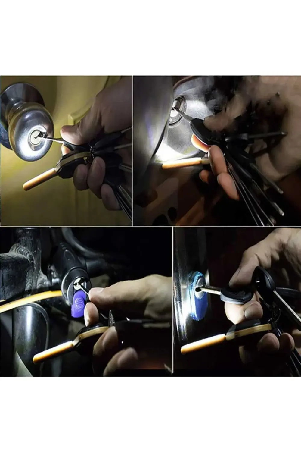 Yeni Nesil Işıklı Anahtarlık Wt-376 Siyah