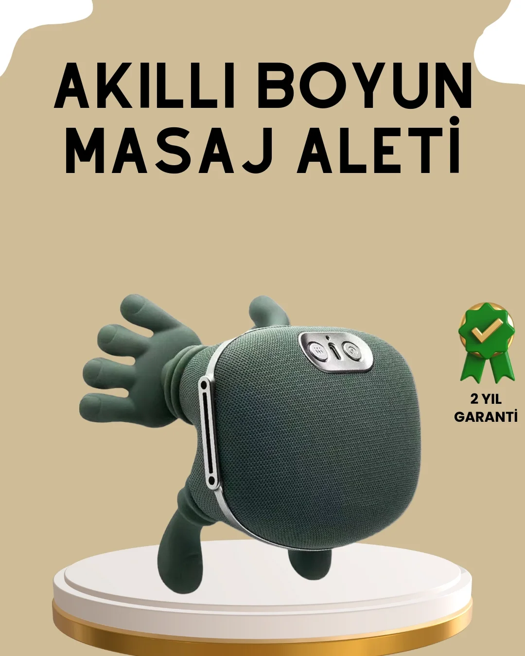 Yeni Nesil Kablosuz Boyun ve Omuz Masaj Aleti Taşınabilir