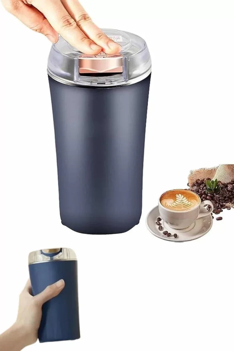 Yeni Nesil Kahve ve Baharat Öğütücü - 200 Watt Paslanmaz Çelik Kahve Değirmeni (Lezzet Makinesi 3000)