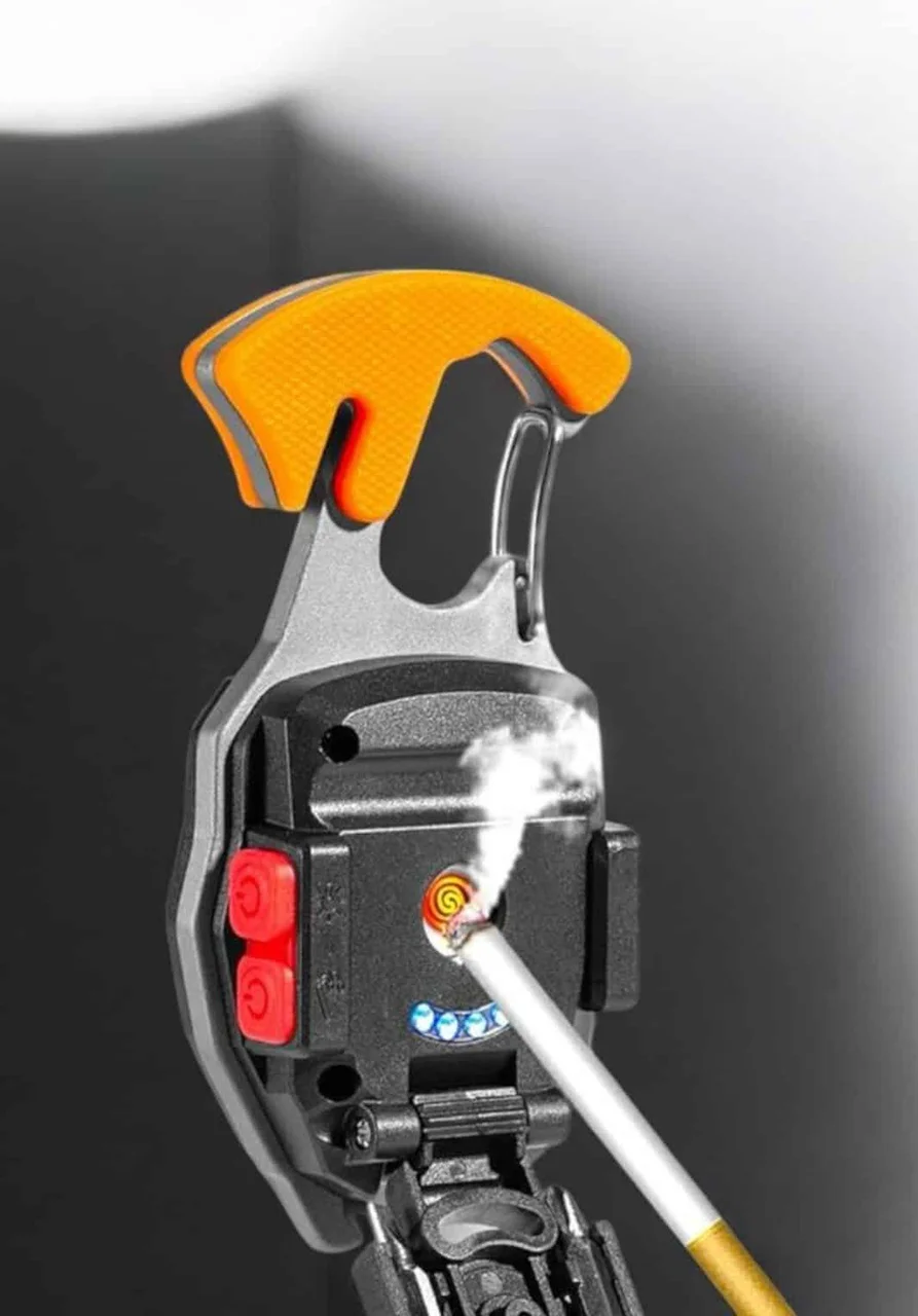 Yeni Nesil Kamp Feneri Çok Fonksiyonlu Fener Anahtarlık Usb Çakmaklı Cam Kırıcı Kemer Kesici Açacak - Lisinya Diğer 28205786