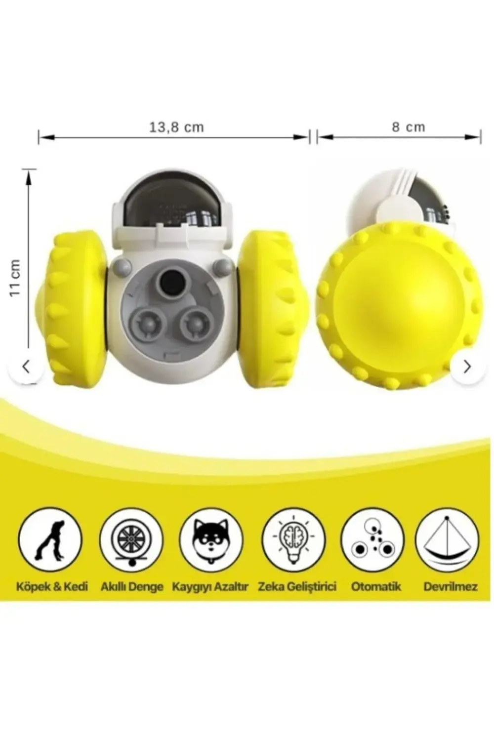 Yeni Nesil Kedi ve Köpek İnteraktif Mama Dağıtıcı Ödül Maması Atı