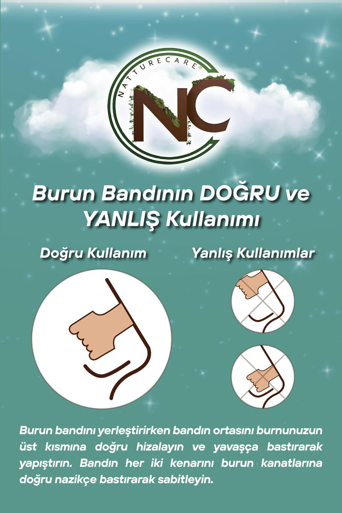 Yeni Nesil Nefes Almaya Yardımcı Ve Horlamayı Azaltan Burun Bandı