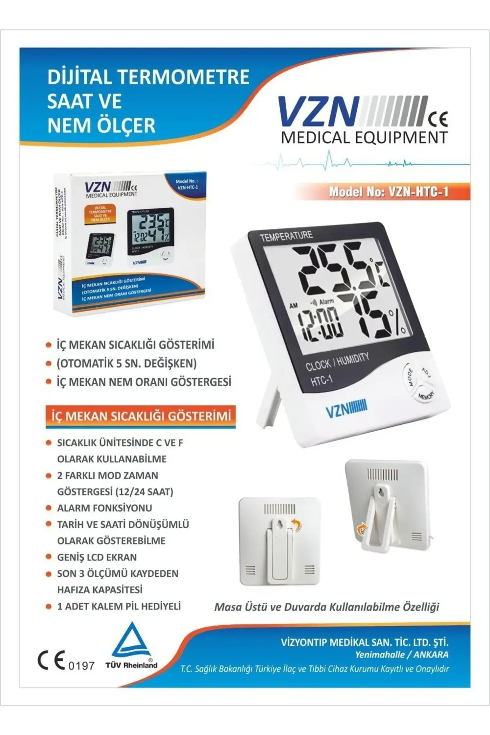 Yeni Nesil Nem/ısı Ölçer