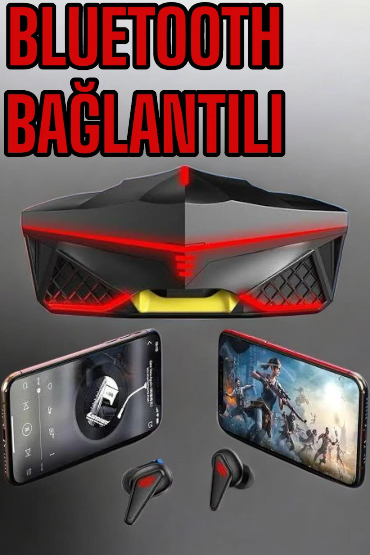 Yeni Nesil Oyuncu Kulaklığı Gürültü Önleyici Uzun Pil Ömrü Bluetooth Bağlantılı