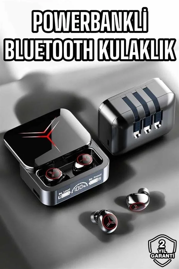 Yeni Nesil Powerbankli Bluetooth Bağlantılı Kablosuz Kulaklık Yeni Nesil Powerbankli Bluetooth Bağlantılı Kablosuz Kulaklık