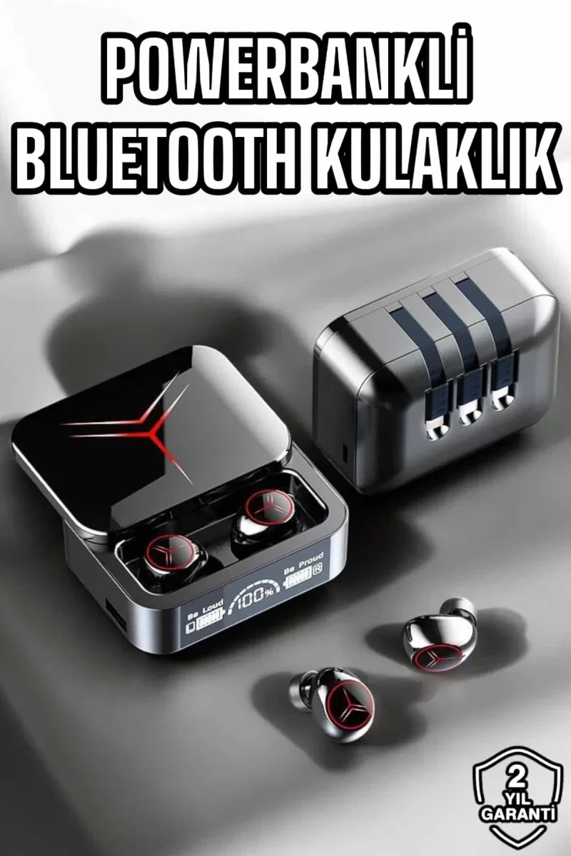 Yeni Nesil Powerbankli Bluetooth Bağlantılı Kablosuz Kulaklık - Lisinya