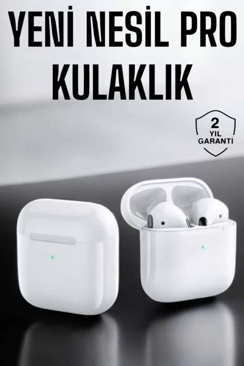 Yeni Nesil Pro Bluetooth Kulaklık Uzun Pil Ömrü Beyaz - Lisinya