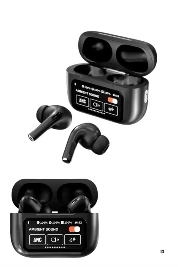 Yeni Nesil Pro Ekranlı Bluetooth Kulaklık 5.0 - ANC Gürültü Önleme ve Ses Kalitesi