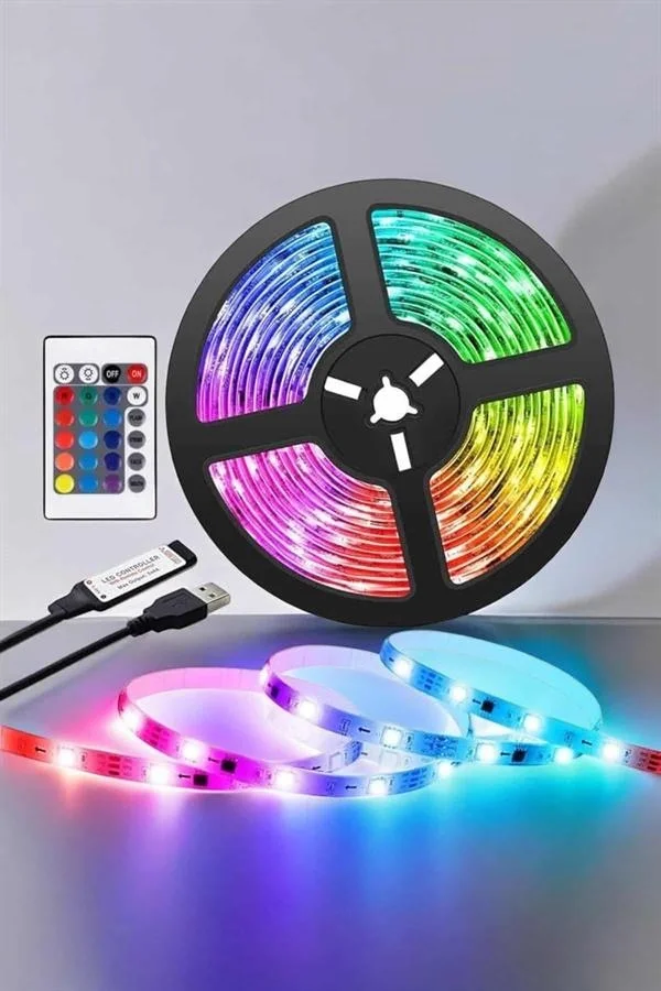 Yeni Nesil RGB Işıklı 10Metre Şerit Led Kumandalı Şarj Edilebilir Fiyatı, Yorumları ve Özellikleri