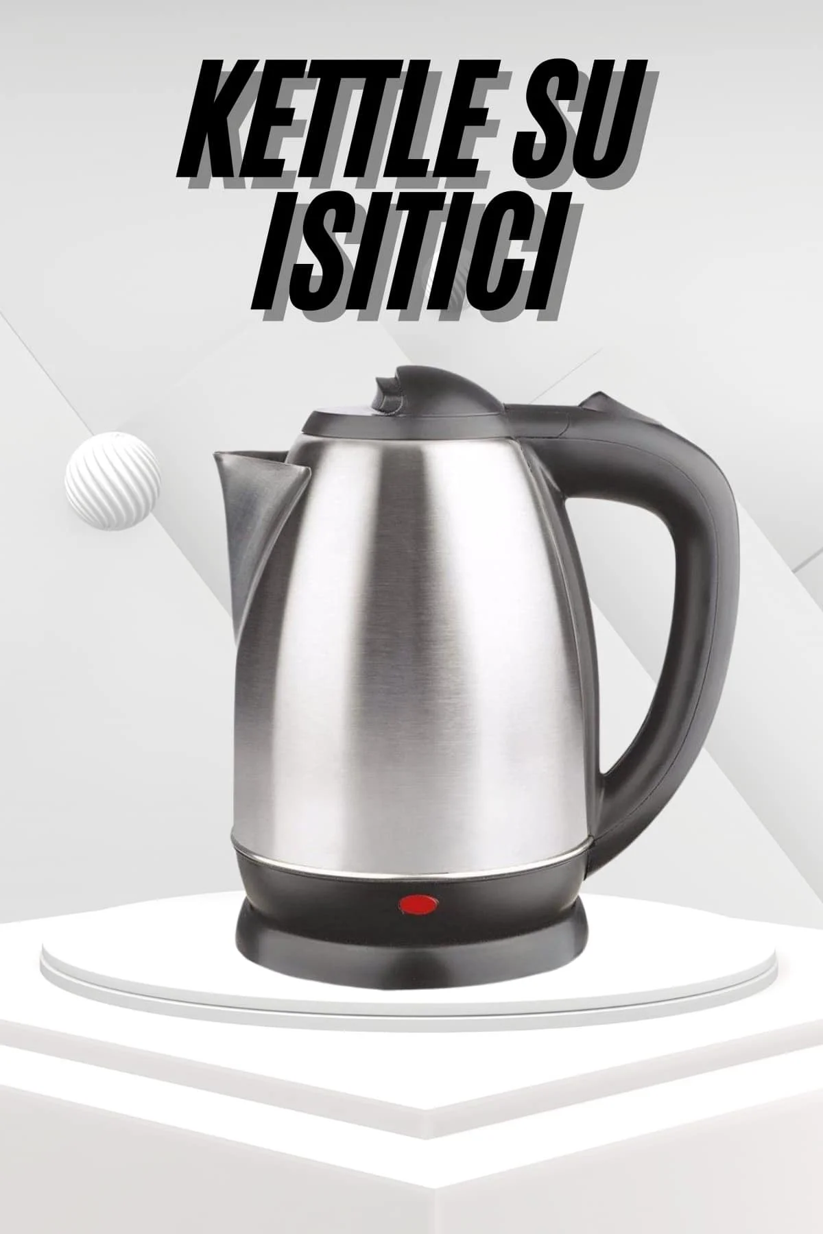 Yeni Nesil Saplı Uzun Ömürlü Paslanmaz Çelik Su Isıtıcı Kettle
