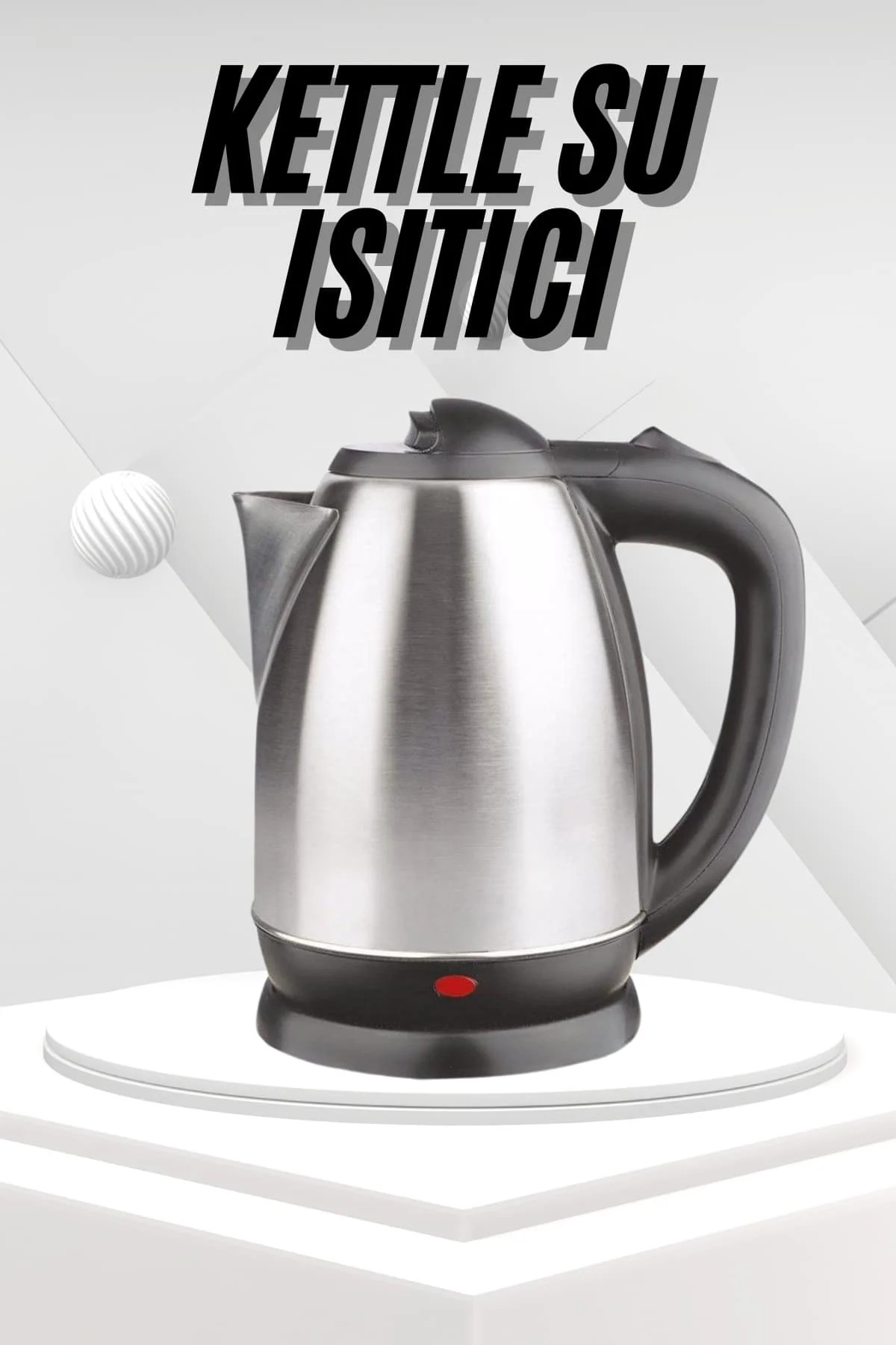 Yeni Nesil Saplı Uzun Ömürlü Paslanmaz Çelik Su Isıtıcı Kettle