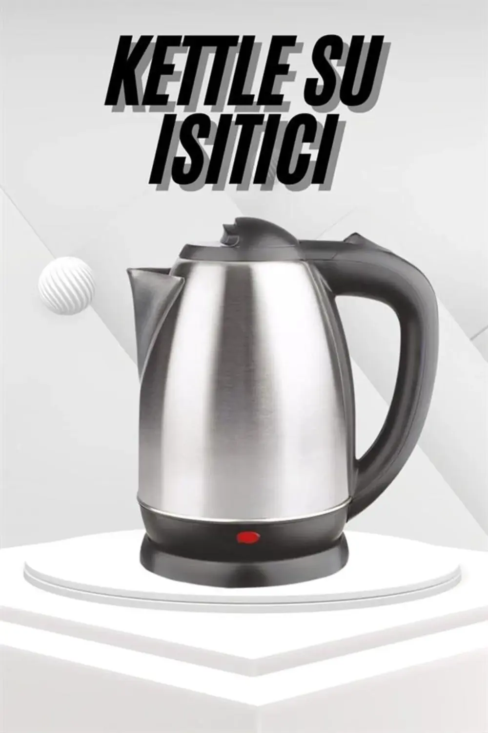 Yeni Nesil Saplı Uzun Ömürlü Paslanmaz Çelik Su Isıtıcı Kettle
