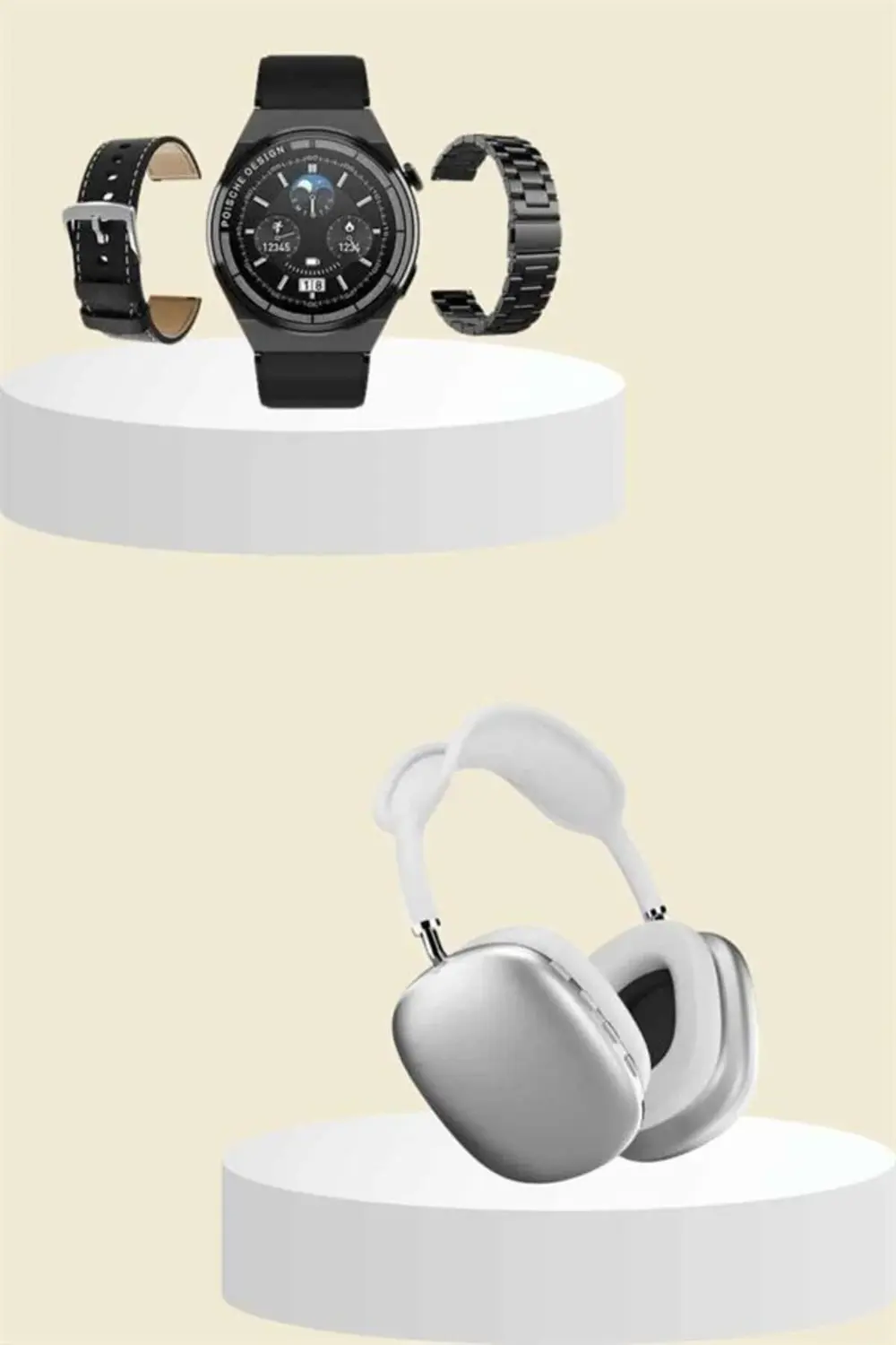 Yeni Nesil Sesli Görüşme Akıllı Saat ve Powerbank Çoklu Şarj Giri