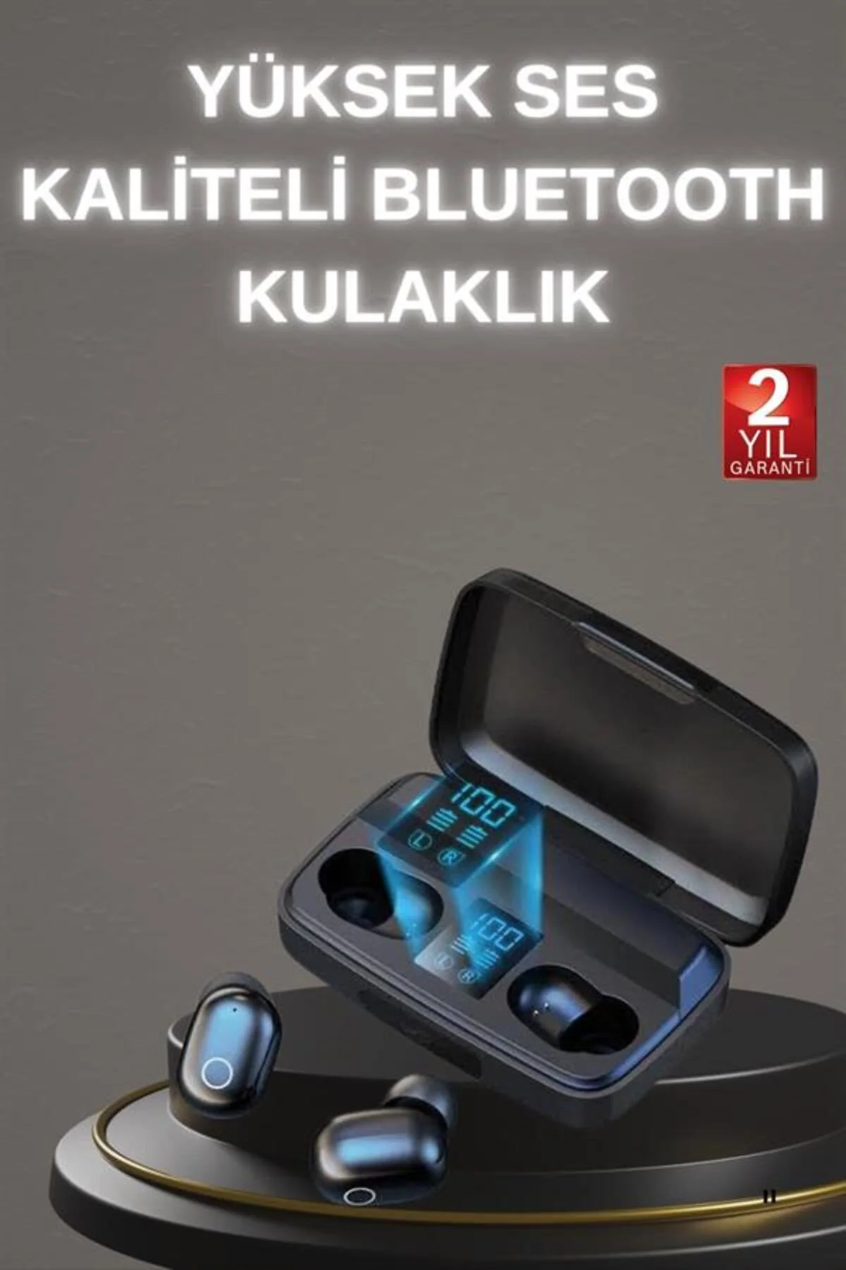 Yeni Nesil TWS Kablosuz Kulaklık Güçlü Batarya Yüksek Kalite Blue