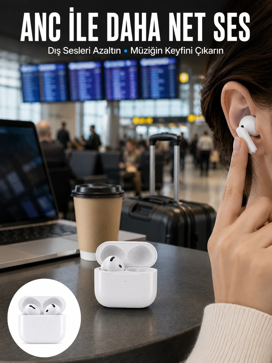 Yeni Nesil Ucuz Kaliteli Kablosuz TWS Bluetooth Kulaklık Yeni Nes