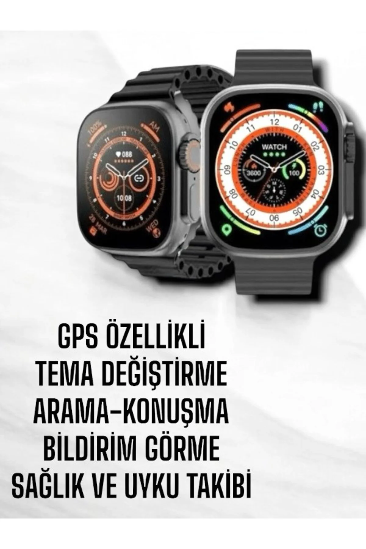 Yeni Nesil Ultra Akıllı Saat Titreşimli, Uyku & Sağlık Takibi, Çi