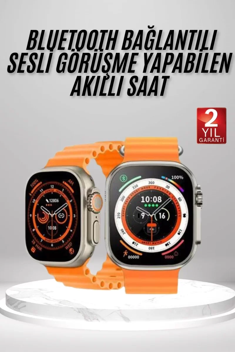 Yeni Nesil Ultra Akıllı Saat Adımsayar Uyku Takibi Nabız Sensörü 