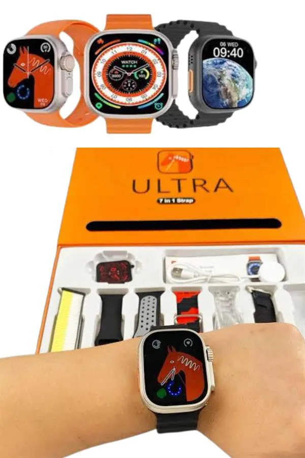 yeni nesil Unısex 7 Kordonlu Çok Fonksiyonlu Nabız Ölçer Uyku ve 