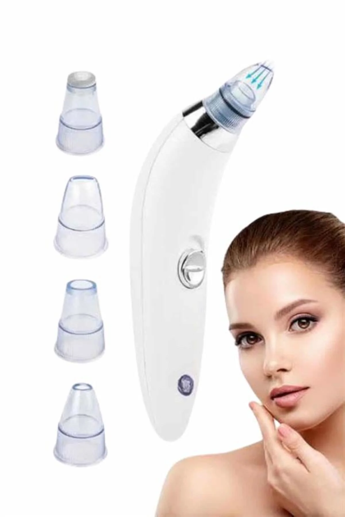 Yeni Nesil Vakumlu Pilli Siyah Nokta ve Yüz Temizleme Cihazı 4 Ba