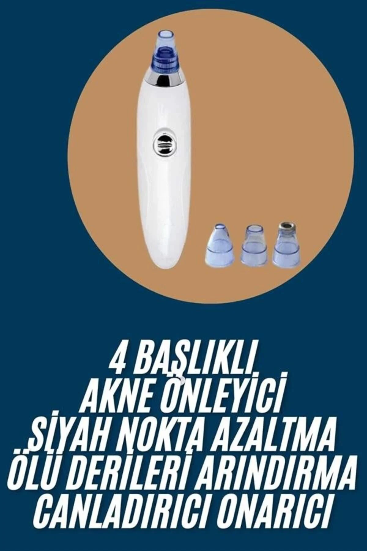Yeni Nesil Vakumlu Pilli Siyah Nokta Ve Yüz Temizleme Cihazı 4 Ba