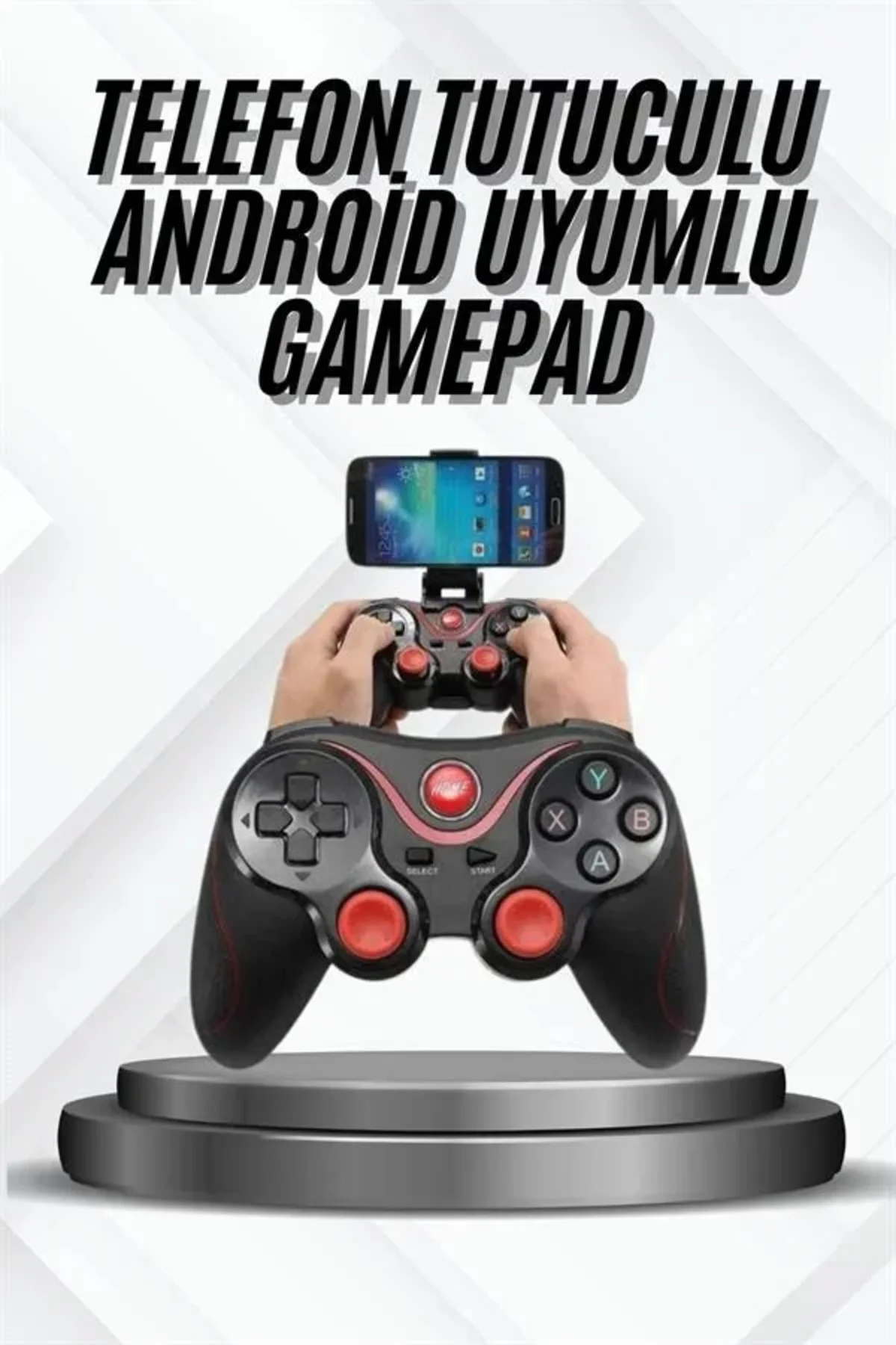 Yeni Nesil X3 Gamepad Android Uyumlu Telefon Tutucu Özellikli Joystick Yeni Nesil X3 Gamepad Android Uyumlu Telefon Tutucu Özellikli Joystick