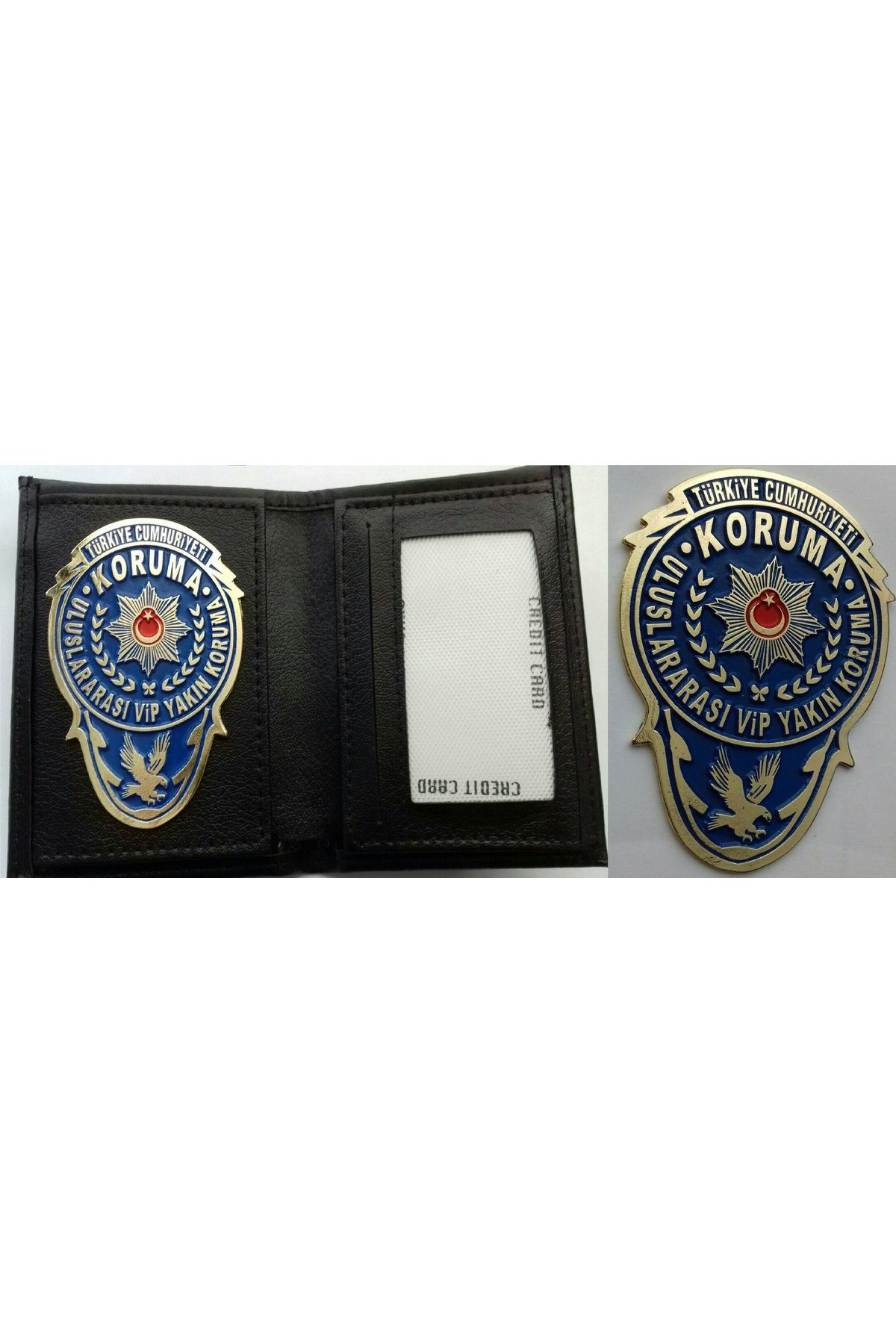 YENI NESİL.YAKIN KORUMA ROZETLİ CÜZDANI v +1 ADET ROZET SATINAL-S
