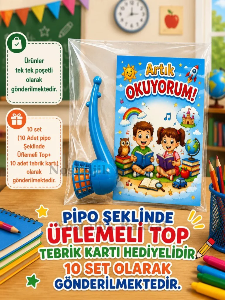 Yeni Okumayı Öğrenen Öğrencilere Hediye 10 Set Artık Okuyorum Yaz