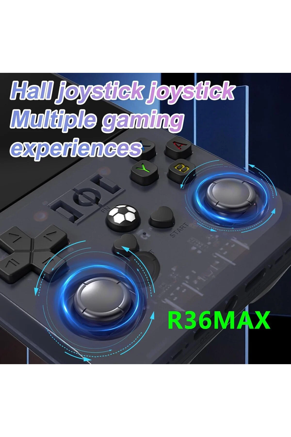 Yeni R36 max Retro El Oyun Konsolu, 4 inç IPS Ekran Taşınabilir V