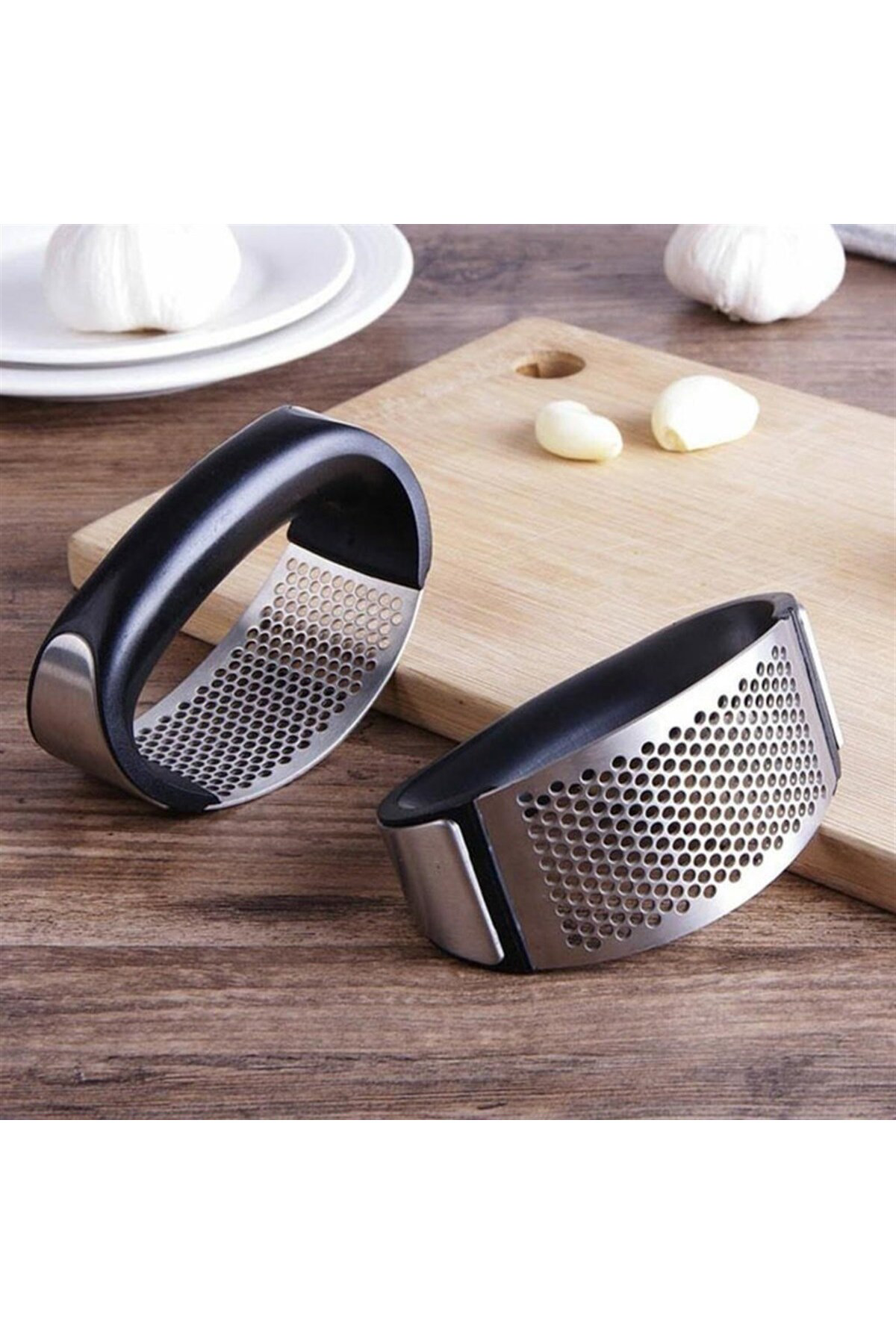Ok Aksesuar Yeni Sarımsak Ezici Paslanmaz Çelik Garlic Press Go50604122840